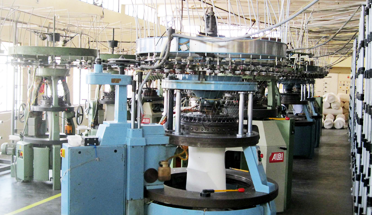 our knitting facility